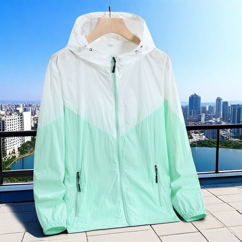Unisex Ice Silk UV Protection Sun Jacket Lightweight Skin Coat