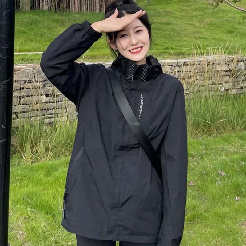 Unisex Lightweight Windproof Outdoor Jacket Spring Autumn Casual Coat