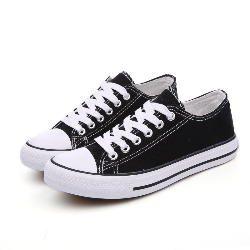 Classic Low-Top Canvas Sneakers for Women and Men
