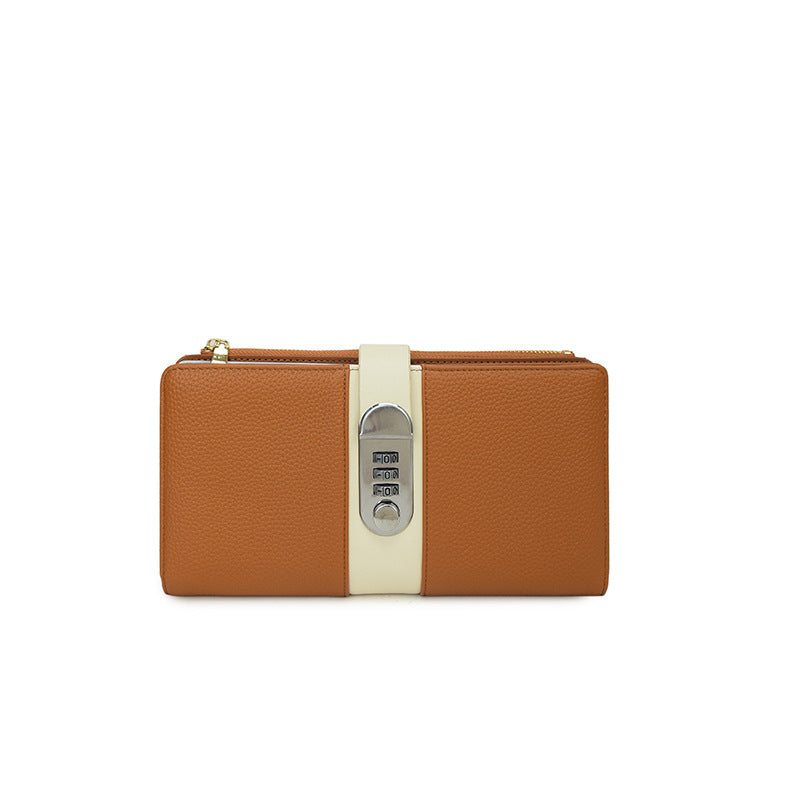 A6 Password Lock Money Saving Binder with Large Capacity Storage