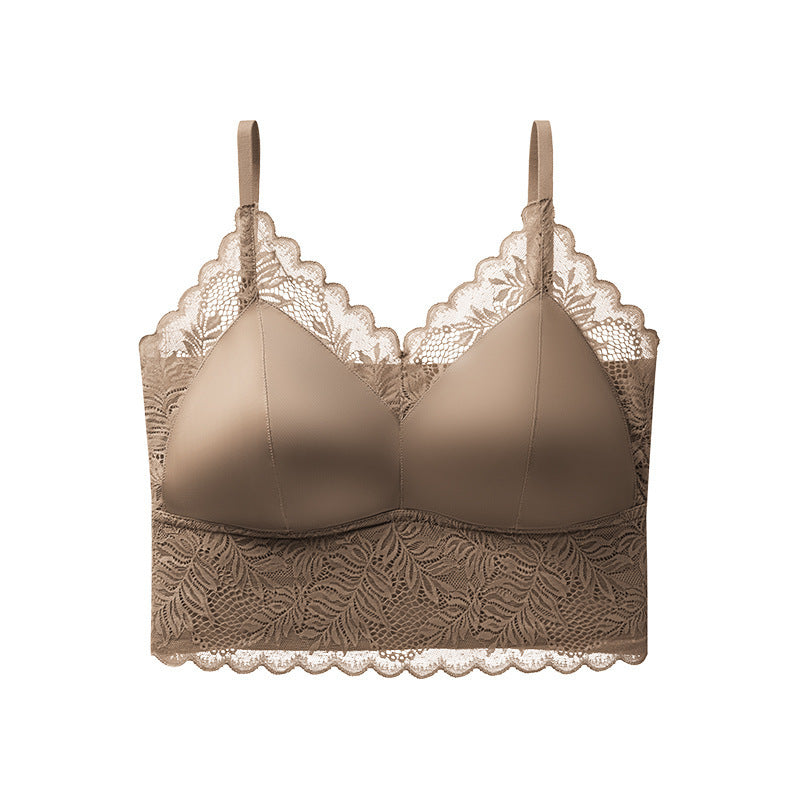 Women's Wireless Full Cup Beauty Back Bra Camisole Top