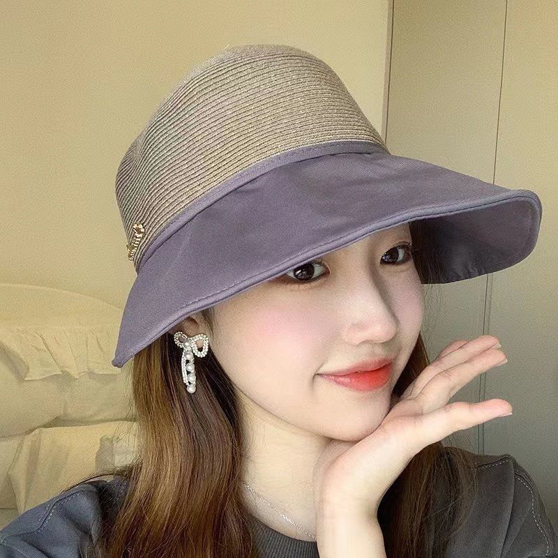 Women's Wide Brim UV Protection Sun Visor Cap