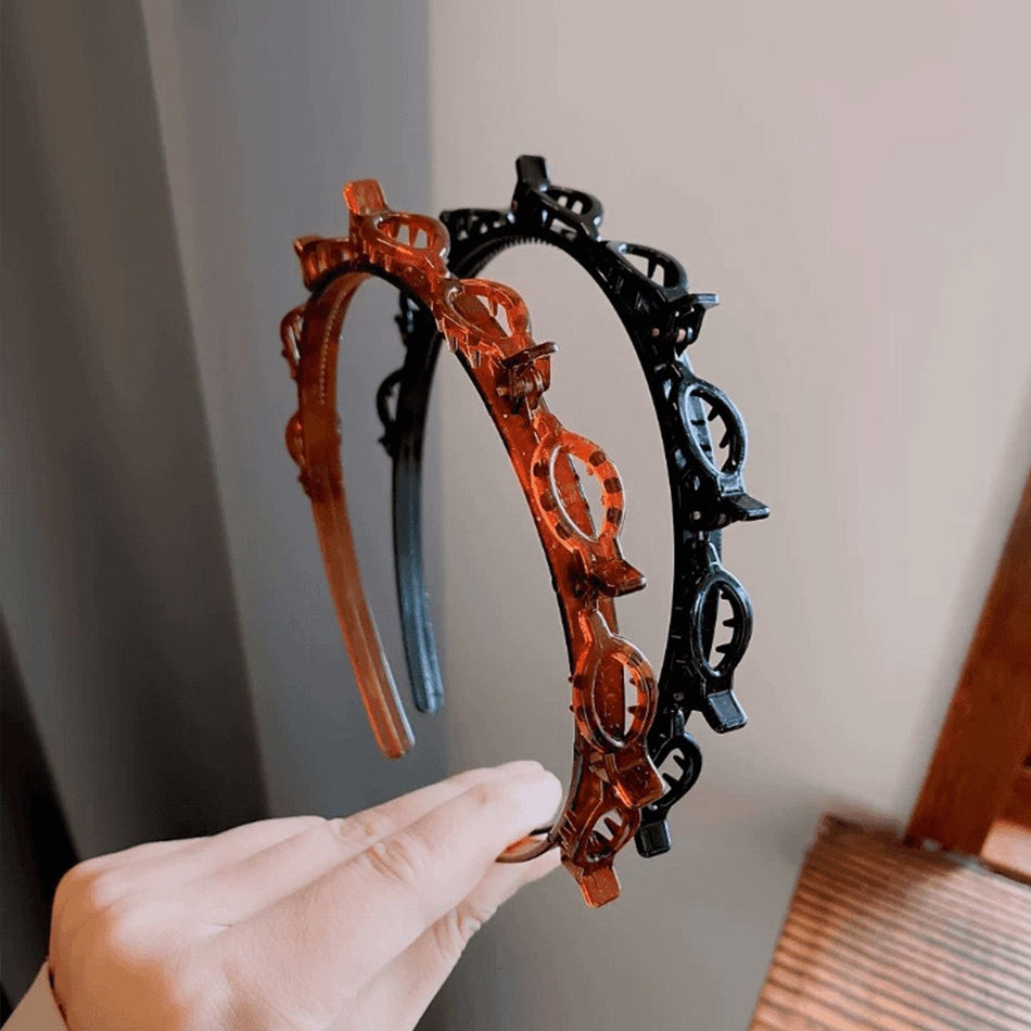 Double Layer Hairband for Women Fluffy High Crown Styling