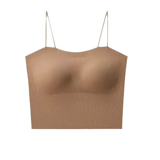 Women's Wire-Free Padded Camisole Bra Tank Top