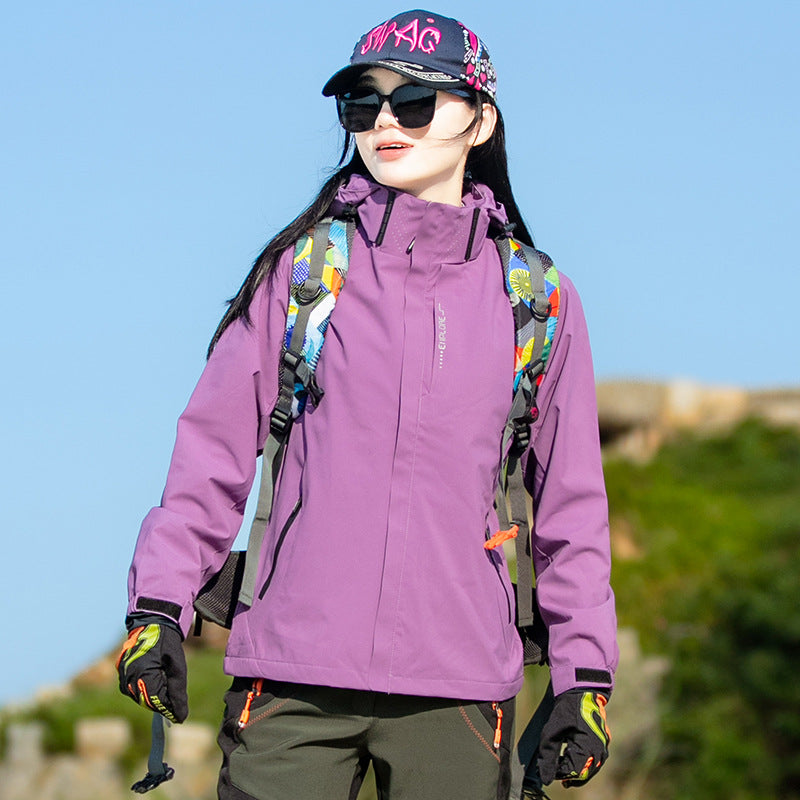 Unisex Hooded Windproof Outdoor Casual Travel Jacket