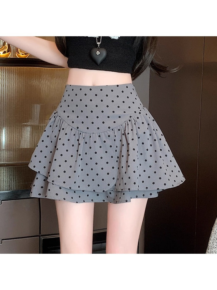 Women's Plus Size High-Waist A-Line Wrap Skirt