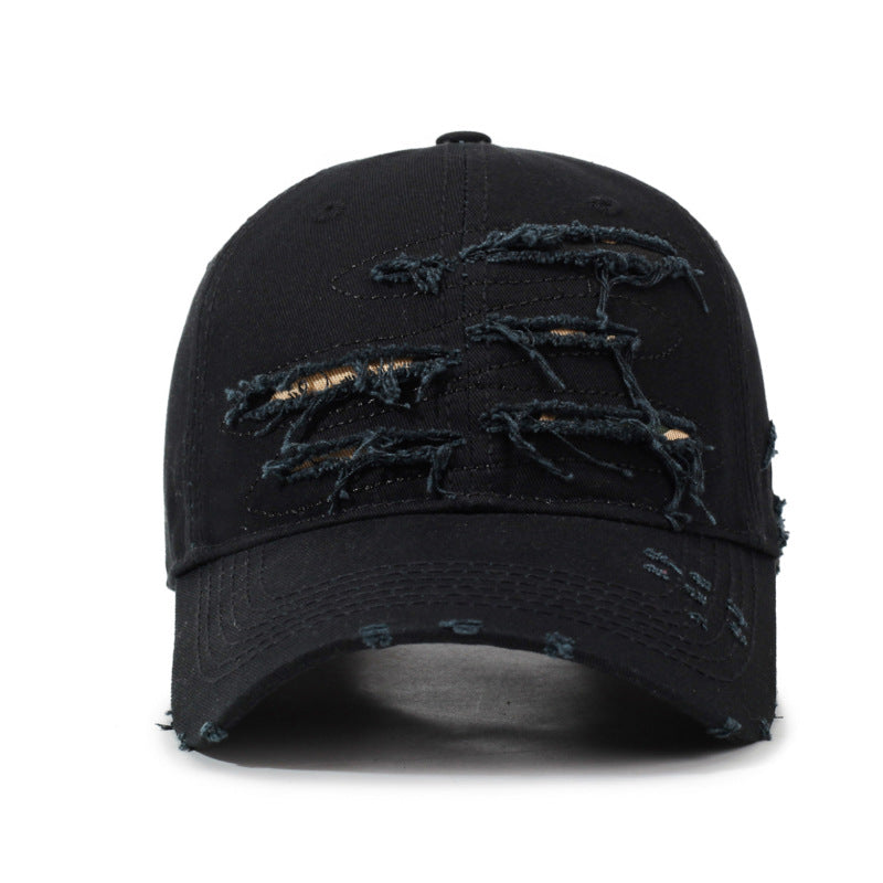 Retro Washed Cotton Embroidered Baseball Cap