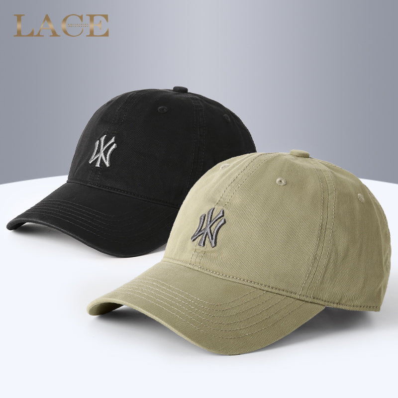 Women's Cotton Retro Letter Embroidered Baseball Cap
