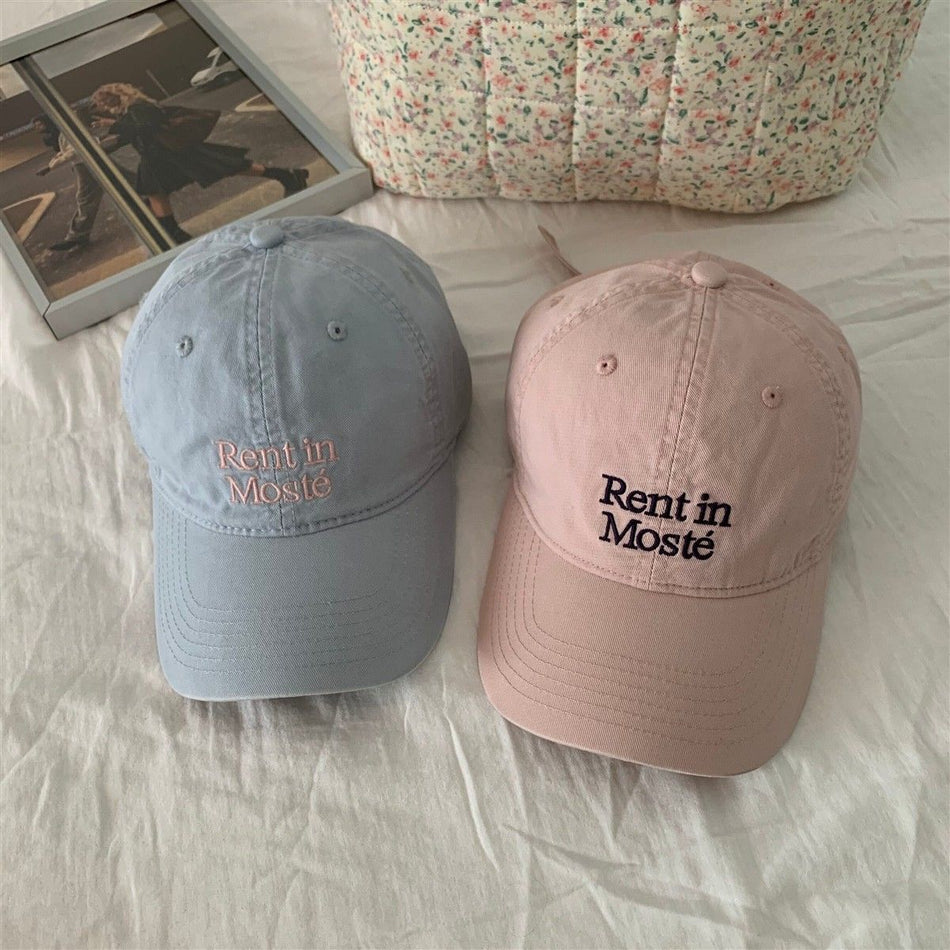 Women's Washed Soft Top Embroidered Baseball Cap
