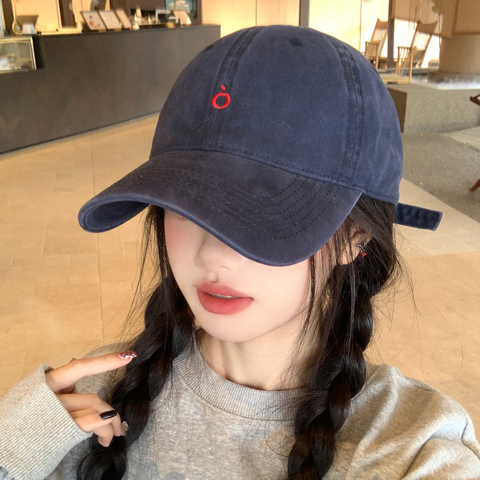 Women's Cotton Wide Brim Retro Baseball Cap