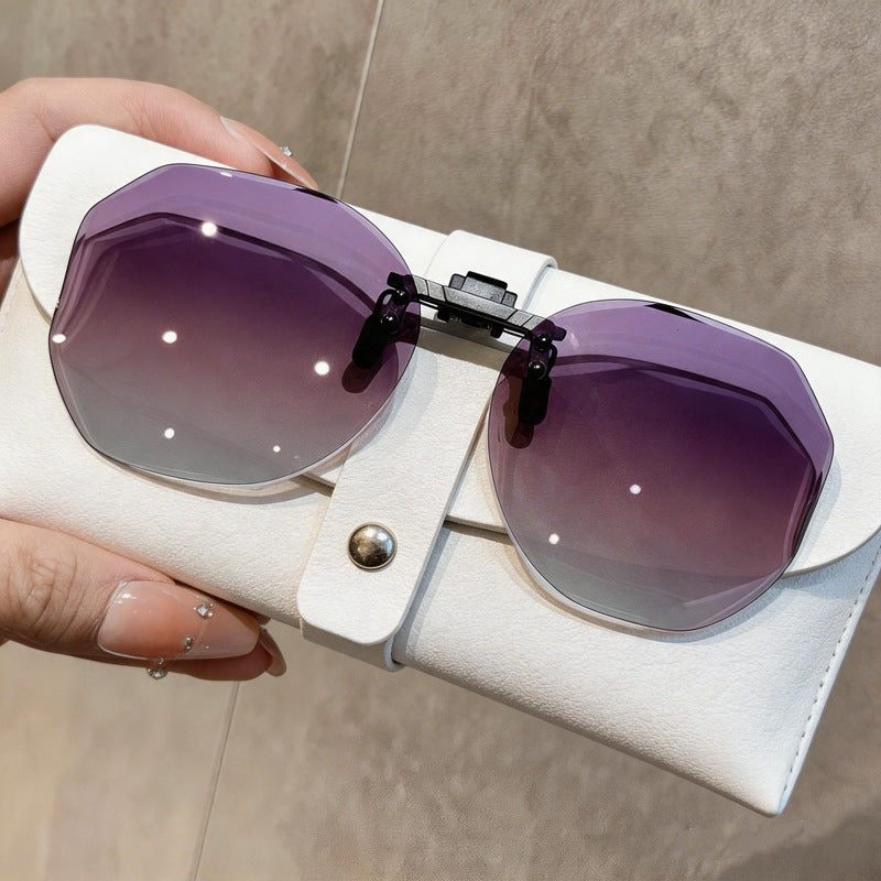 Polarized Clip-On Sunglasses with UV400 Protection for Driving