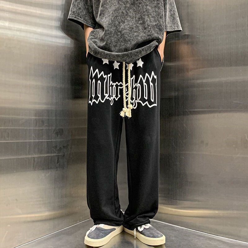 Retro Wide-Leg Chenille Pants for Women