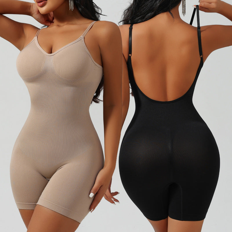 Women’s Seamless Backless Nylon Shaping Bodysuit