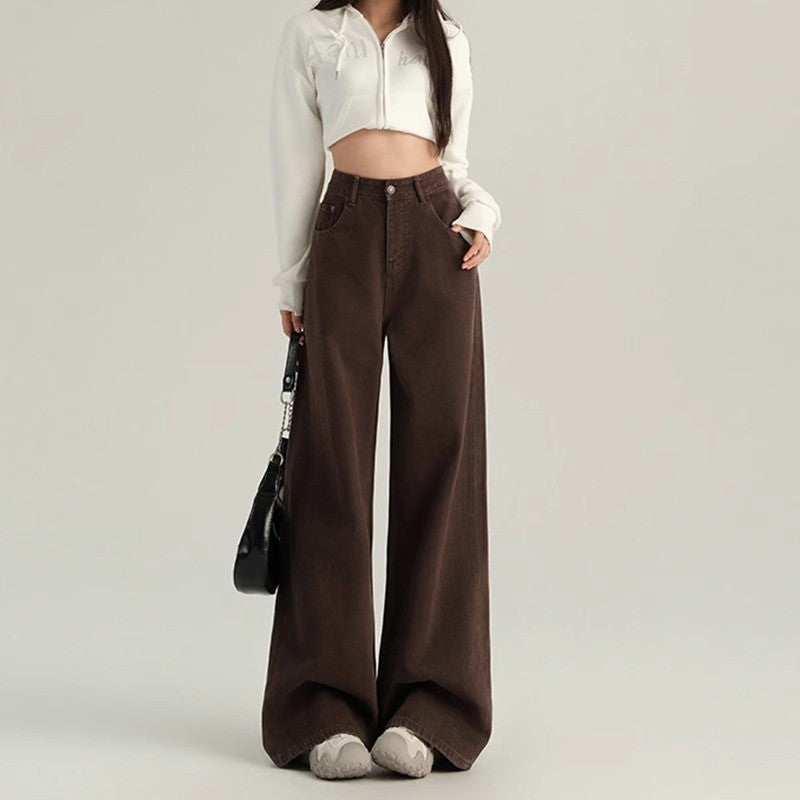 Women’s High-Waisted Straight-Leg Denim Jeans
