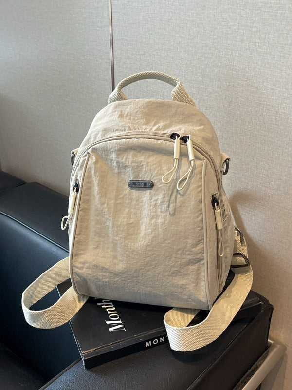 Large Capacity Oxford Cloth Backpack, Lightweight Commuter Travel Bag