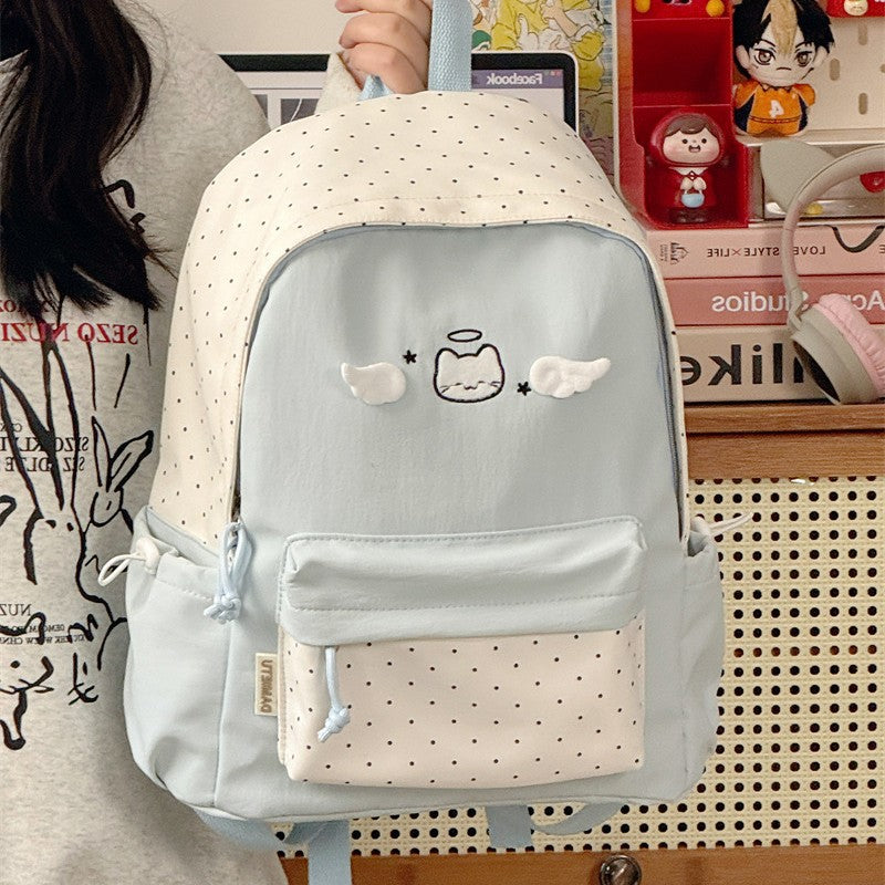 Women’s Color-Block College Style Lightweight Backpack