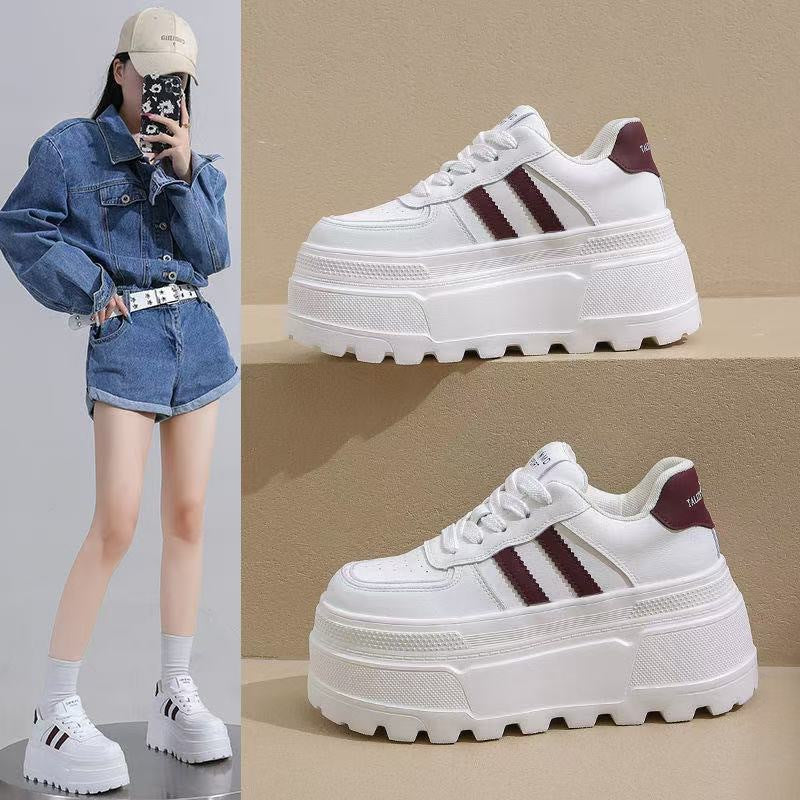 Women's 8cm Height-Increasing Platform Sneakers