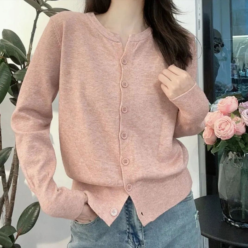 Women's Maillard Style Soft Knit Loose Cardigan