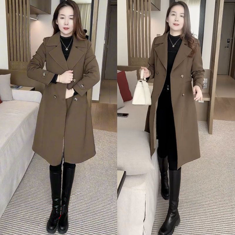 Women's Fleece-Lined Slim Long Padded Coat
