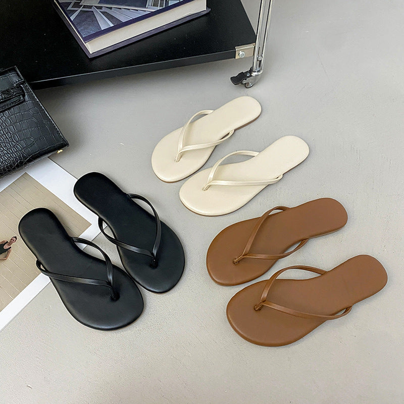 Women's Non-Slip Flip-Flops, Flat Beach Sandals