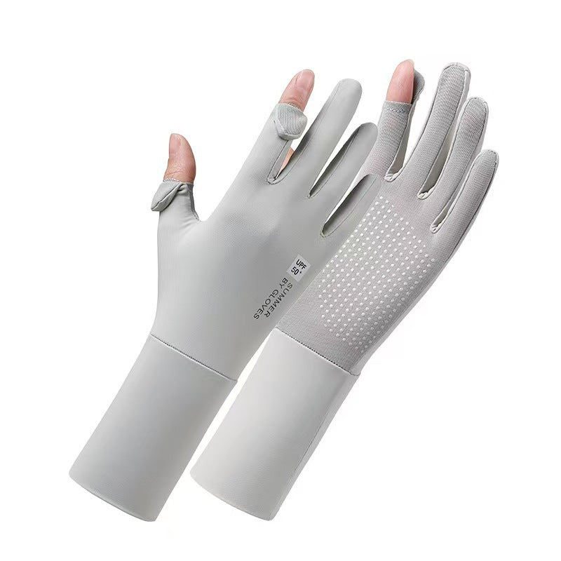 Women's Summer Sun Protection Gloves with Breathable UV Coverage