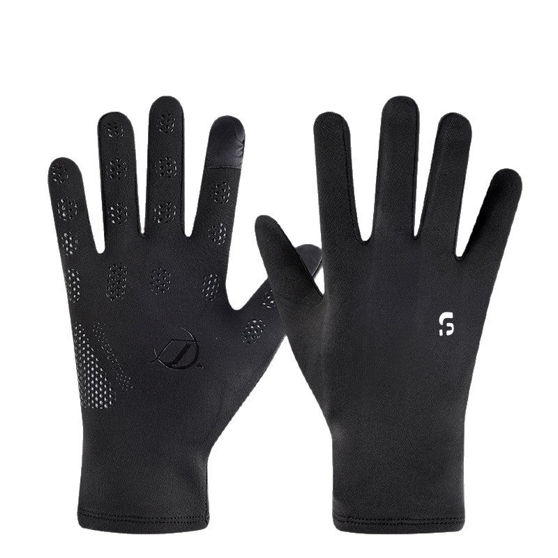 Women's Summer Sun Protection Gloves Ice Silk Touch Screen