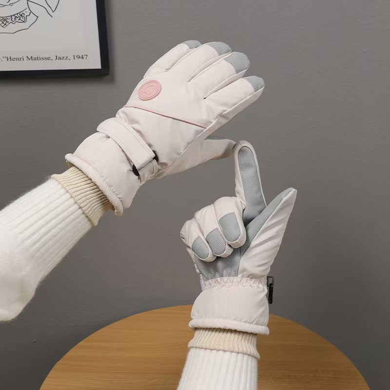 Women's Winter Warm Velvet Cycling and Ski Gloves