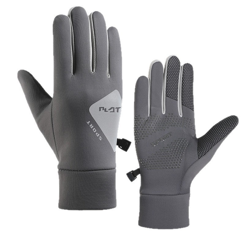 Winter Cycling Gloves Waterproof Windproof Fleece Touch Screen