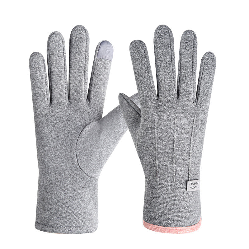 Women's Winter Cycling Gloves Fleece Lined Touch Screen