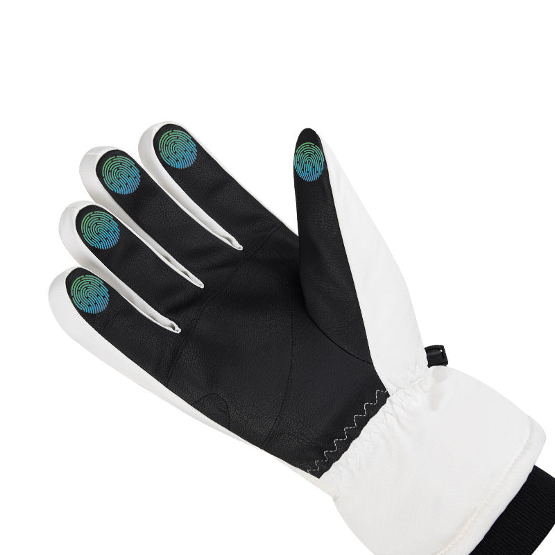 Unisex Winter Ski Gloves Fleece Lined Waterproof Touch Screen