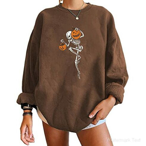 Women's Casual Long Sleeve Crew Neck Zip Up Sweatshirt