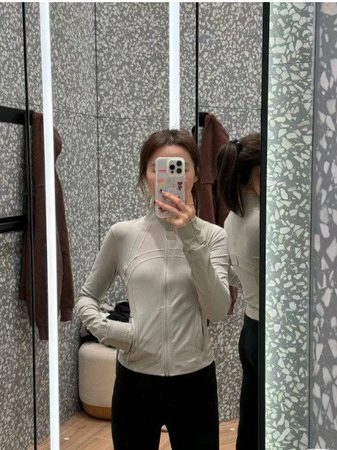 Women's Quick Dry Slim Fit Stand Collar Sports Jacket