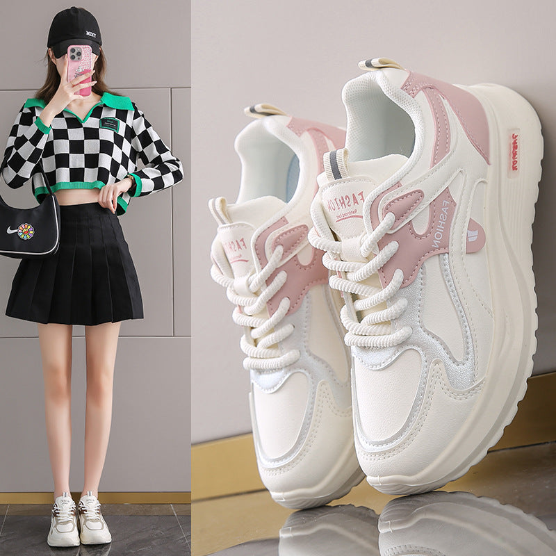 Women's Lightweight Thick Sole Shock Absorbing Dad Shoes