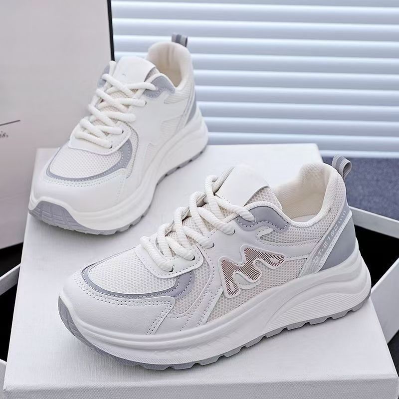 Women's Ultra Light Mesh Breathable Thick Sole Dad Shoes