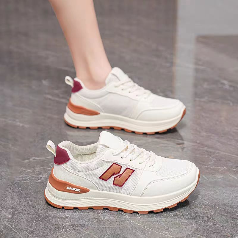 Women's Korean Style Mesh Thick Sole Breathable Dad Shoes