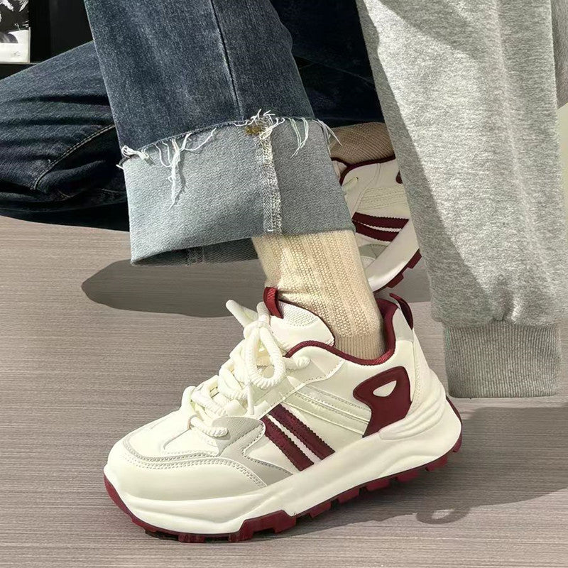 Women's Lightweight White Soft Sole Dad Sports Shoes