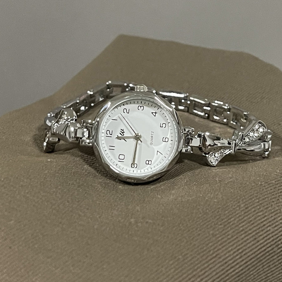 Women's Bow Bracelet Watch with Simple Cute Light Luxury Style