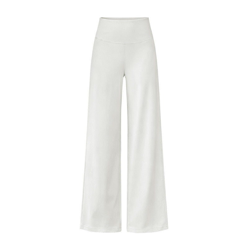 Women's High-Waisted Quick-Dry Flared Yoga Pants with Pocket