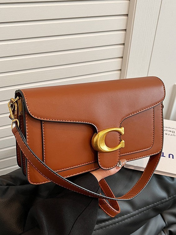 Women's PU Retro Underarm Shoulder Crossbody Bag