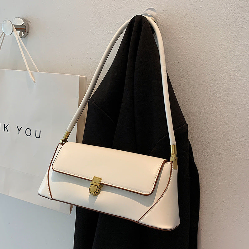 Women's PU Retro Small Square Underarm Bag
