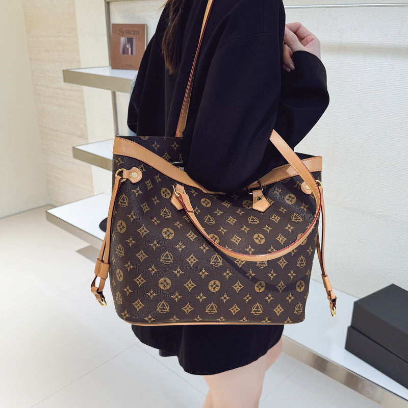 Women's PU Large Capacity Tote Shoulder Bag