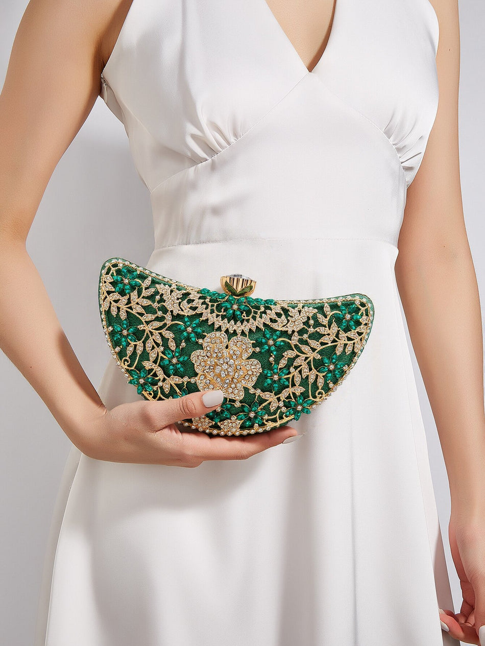 Women’s Diamond Dumpling Pillow Clutch Crossbody Bag