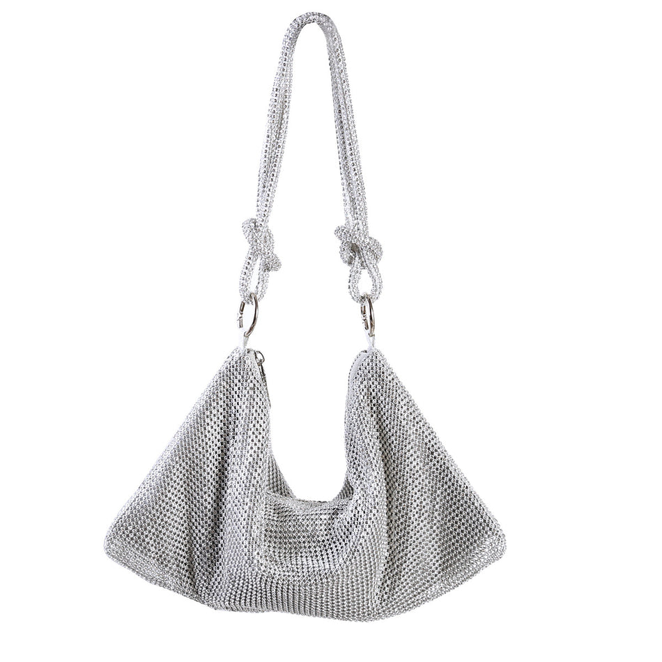 Women’s Rhinestone PU Shoulder Underarm Bag