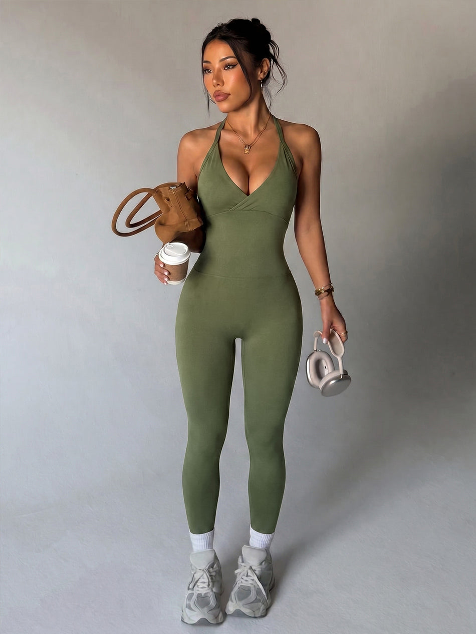 Women’s Lightweight Nylon Suspender Yoga Sportswear