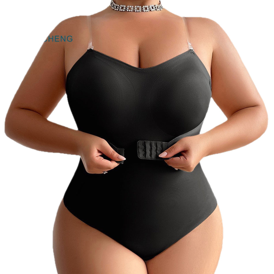Women's Seamless Smoothing Bodysuit in Nylon, Sizes S to 4XL