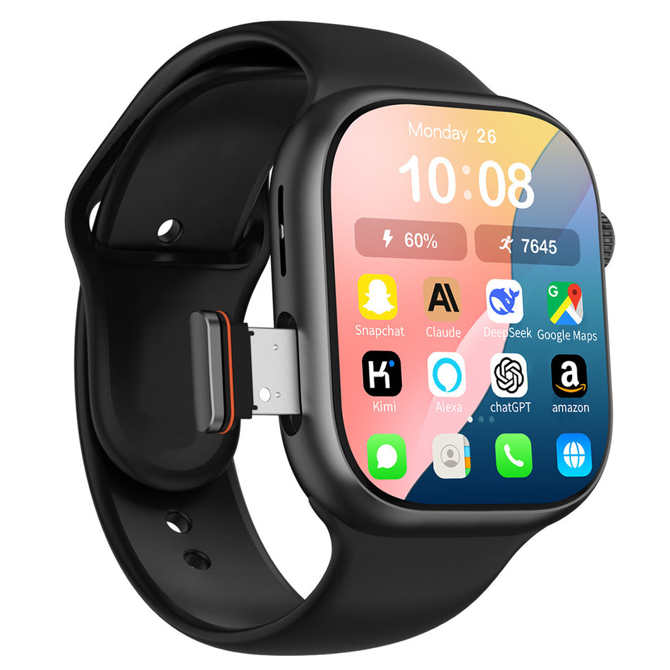 4G SIM Card Smartwatch with Rotating Camera and 2.01 Inch Screen