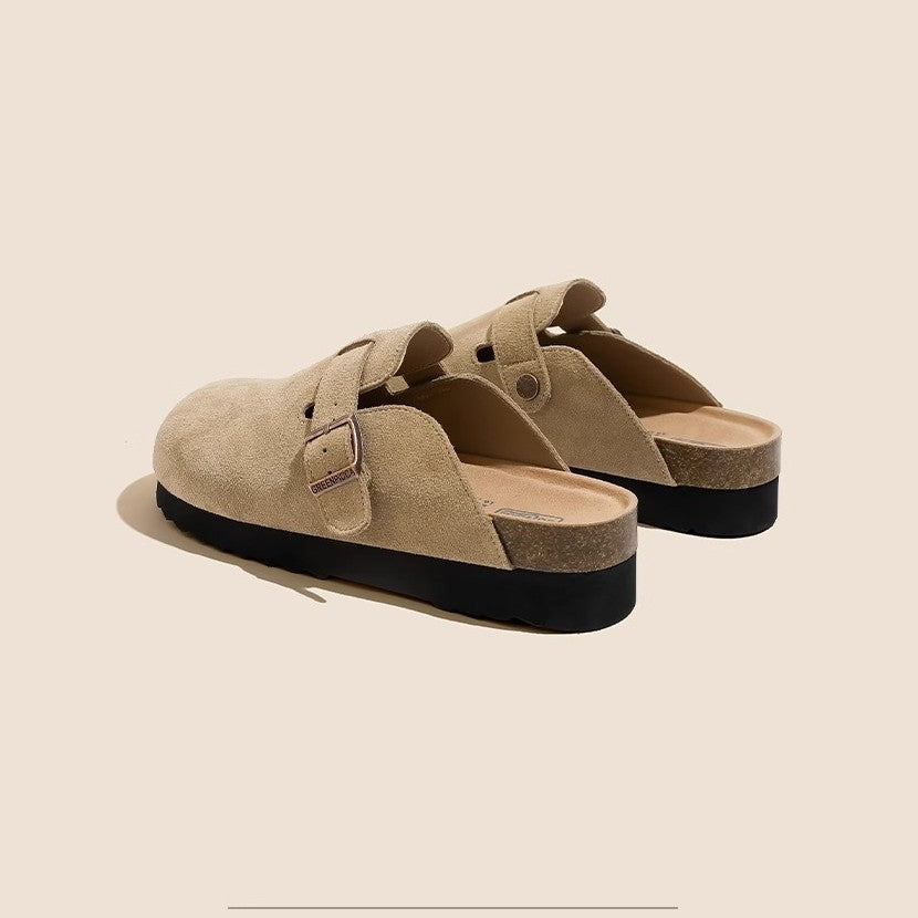 Women's Soft Cork Platform Slip-On Birkenstock Clogs