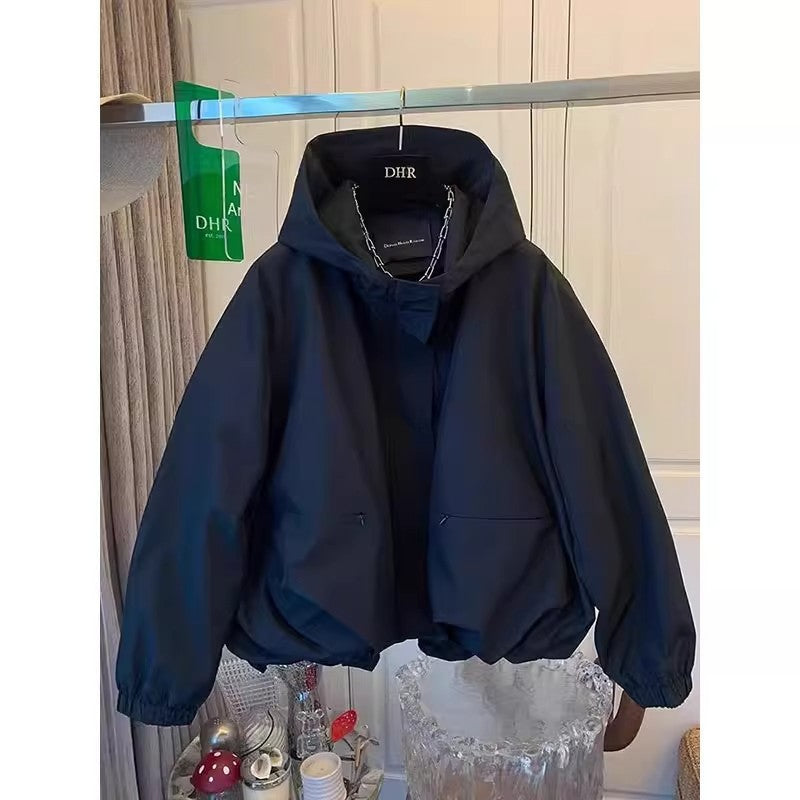 Women's Hooded Loose-Fit Autumn Trendy Jacket