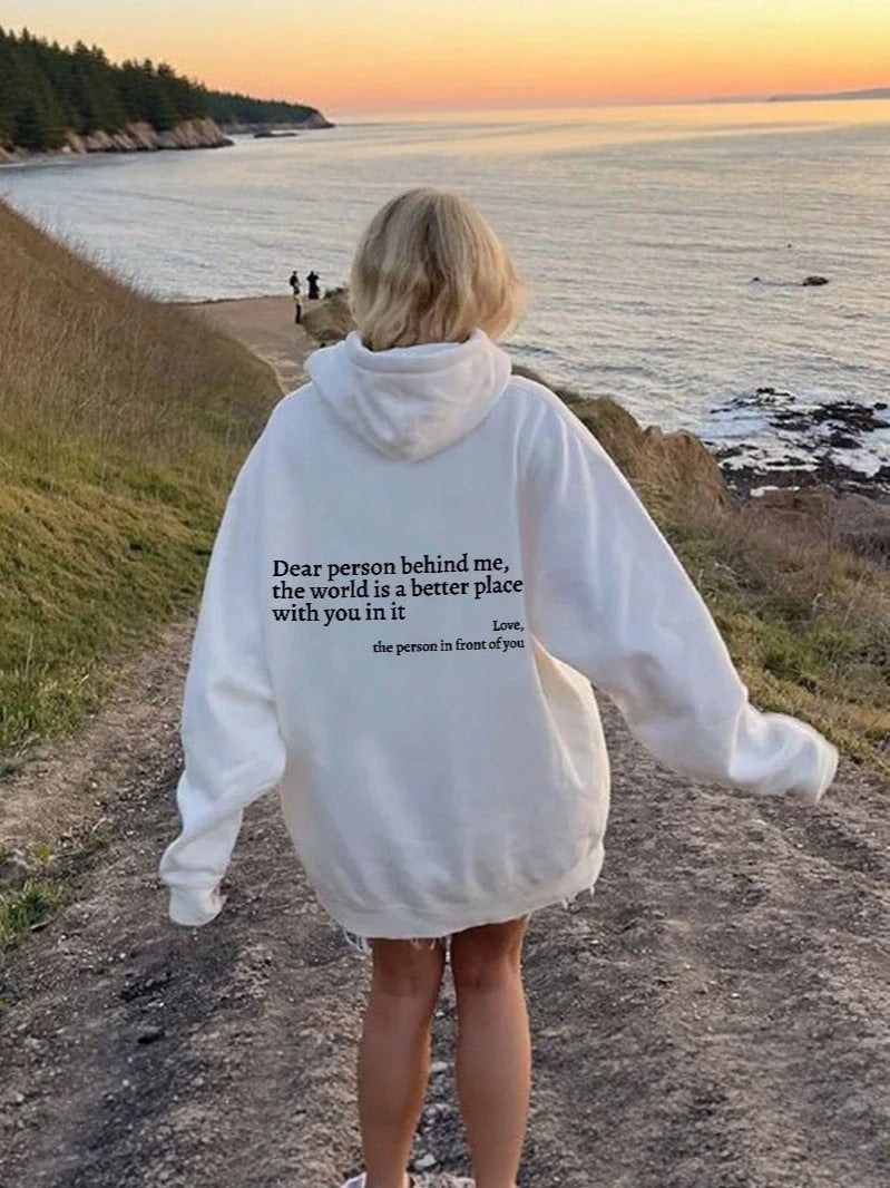 Unisex Oversized Fleece-Lined Hoodie with Drawstring, 10 Colors