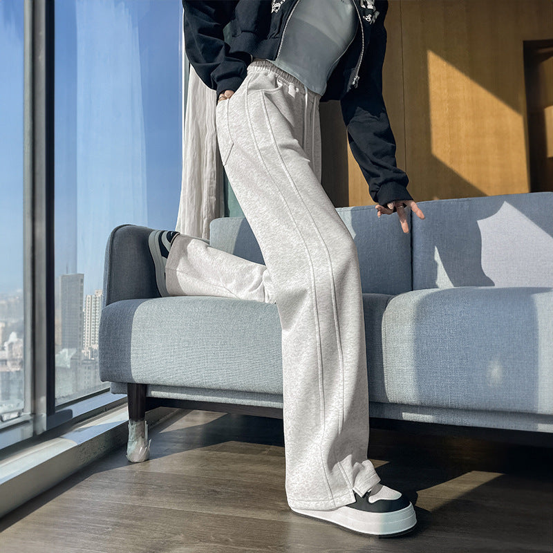 Women's Wide-Leg Sweatpants with Pockets, Petite to Long Lengths